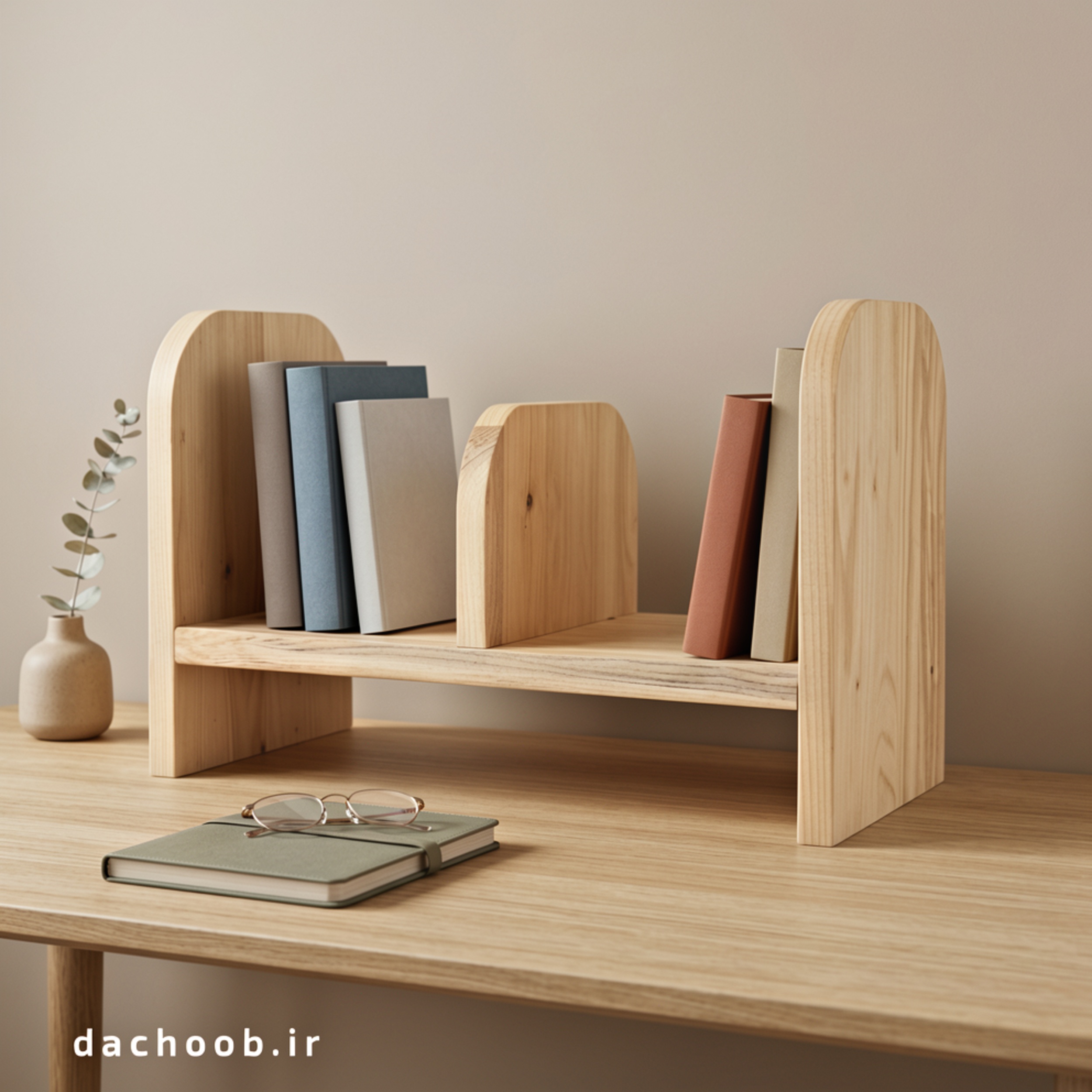 کتابخانه چوبی رومیزی داچوب | کد DA-111