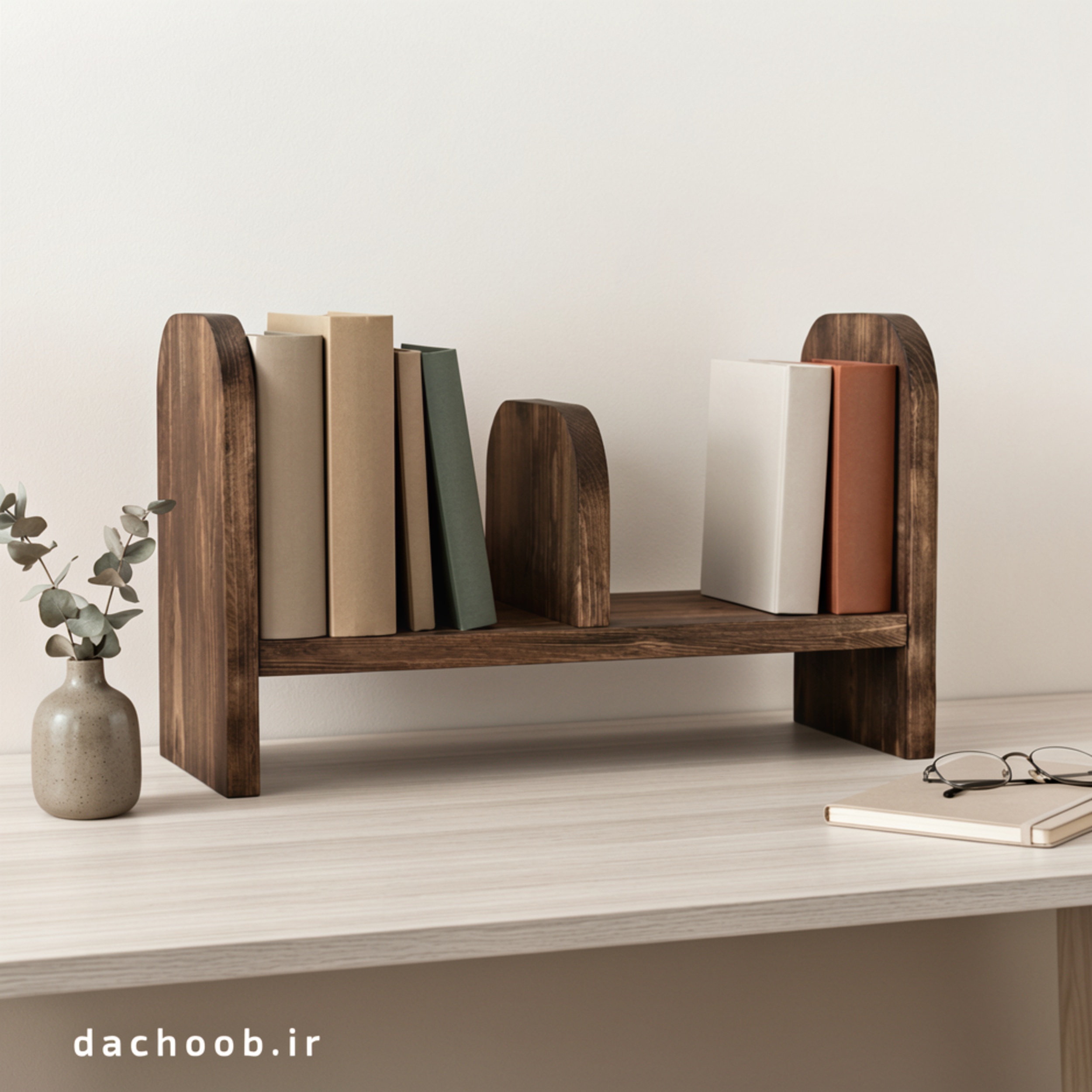 کتابخانه چوبی رومیزی داچوب | کد DA-112