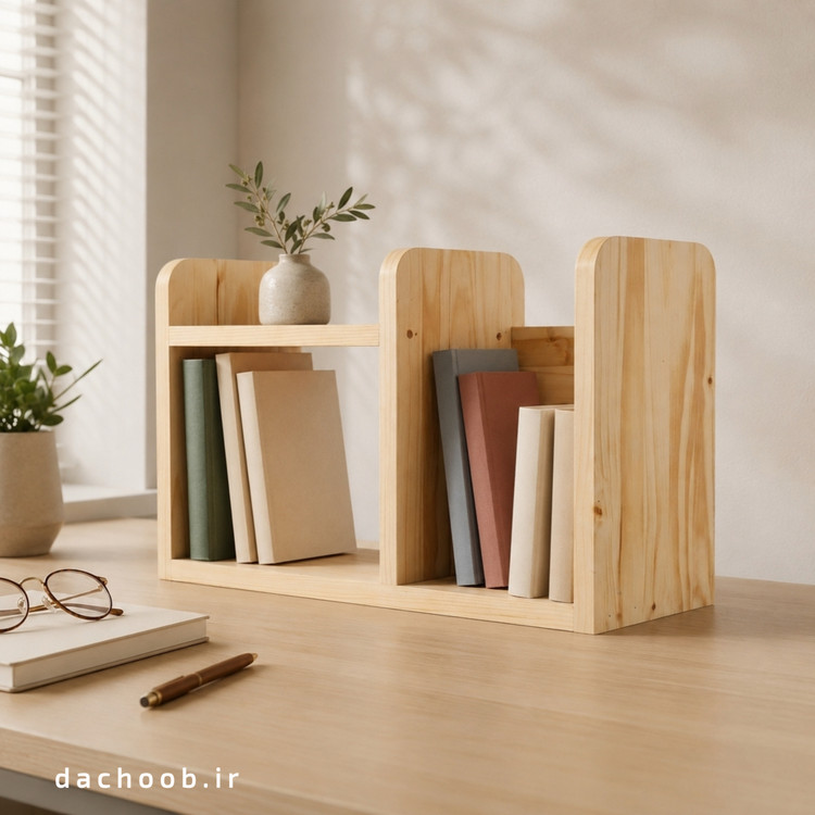 کتابخانه چوبی رومیزی داچوب | کد DA-113