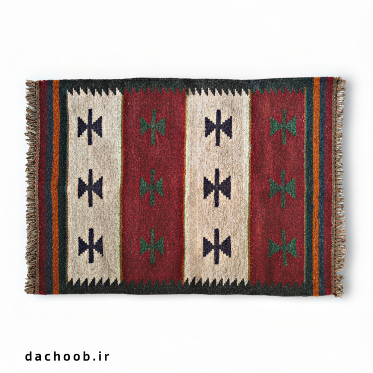 گلیم دستباف داچوب | ابعاد 60×100 سانتیمتر | کد DA-105