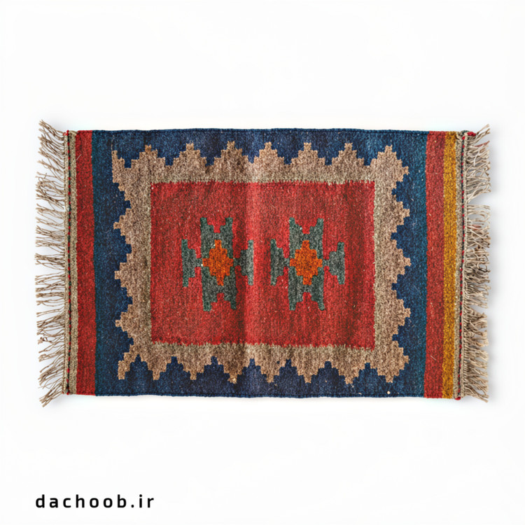 گلیم دستباف داچوب | ابعاد 60×100 سانتیمتر | کد DA-106