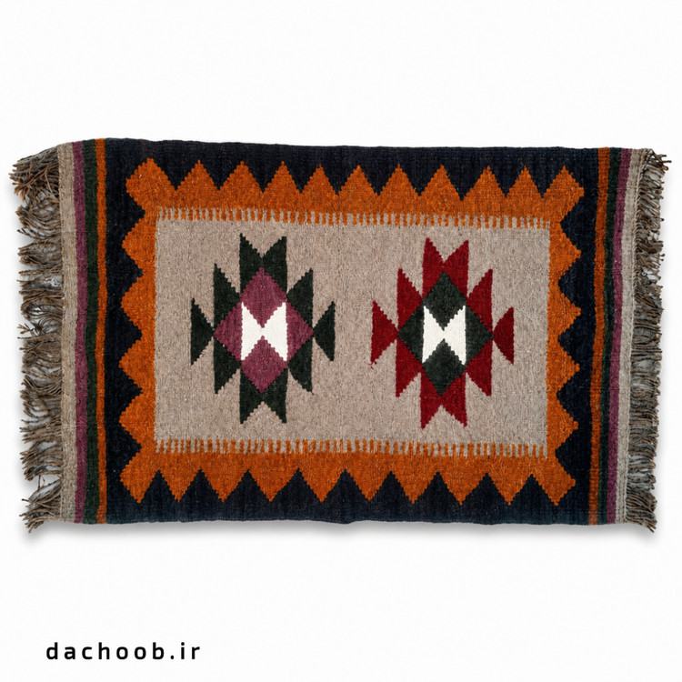 گلیم دستباف داچوب | ابعاد 60×100 سانتیمتر | کد DA-114